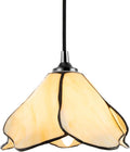 Amber Cream Tiffany Stained Glass Pendant Shade